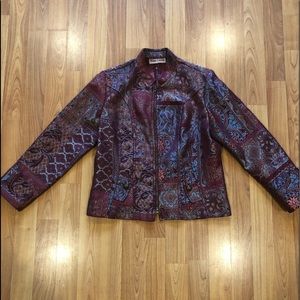 Zippered dress jacket